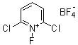 结构式 CAS# 140623-89-8, 2,6-二氯-1-氟吡啶四氟硼酸盐