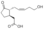 12-Hydroxyjasmonic acid molecular structure (CAS 140631-27-2)