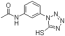 结构式 CAS# 14070-48-5, 1-(3-乙酰胺基)苯基-5-巯基四氮唑