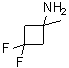 3,3-二氟-1-甲基环丁胺分子结构 (CAS 1408076-03-8)