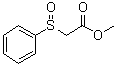 Phenylsulfinylacetic acid methyl ester molecular structure (CAS 14090-83-6)