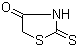 structure of CAS# 141-84-4, Rhodanine;2-Thio-2,4-thiazolidinedione