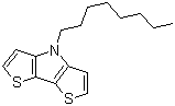 N-辛基二噻吩并(3,2-b:2',3'-d)吡咯分子结构 (CAS 141029-75-6)