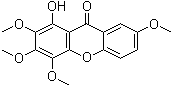 1-Hydroxy-2,3,4,7-tetramethoxyxanthone molecular structure (CAS 14103-09-4)