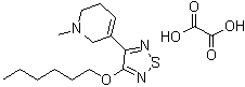Xanomeline oxalate molecular structure (CAS 141064-23-5)