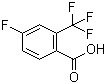 4-氟-2-(三氟甲基)苯甲酸分子结构 (CAS 141179-72-8)
