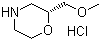 结构式 CAS# 141196-39-6, (2R)-2-(甲氧基甲基)吗啉盐酸盐