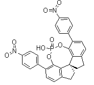(11aS)-10,11,12,13-Tetrahydro-5-hydroxy-3,7-bis(4-nitrophenyl)-diindeno[7,1-de:1',7'-fg][1,3,2]dioxaphosphocin-5-oxide molecular structure (CAS 1412439-84-9)