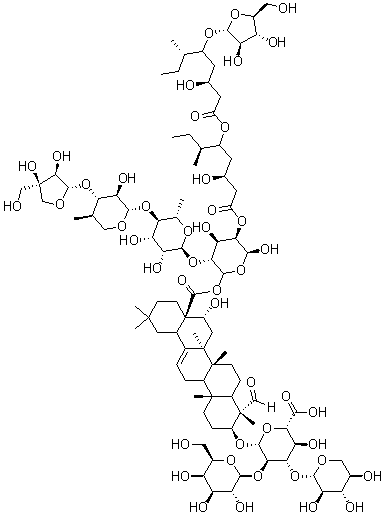 Saponin QA 21V1 molecular structure (CAS 141256-04-4)