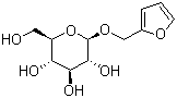 2-Furanylmethyl beta-D-glucopyranoside molecular structure (CAS 141360-95-4)