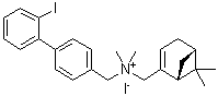 N-[[(1R,5S)-6,6-Dimethylbicyclo[3.1.1]hept-2-en-2-yl]methyl]-2'-iodo-N,N-dimethyl-[1,1'-biphenyl]-4-methanaminium iodide (1:1) molecular structure (CAS 1414376-85-4)