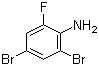 2,4-Dibromo-6-fluoroaniline molecular structure (CAS 141474-37-5)