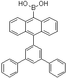 structure of CAS# 1415334-59-6, (10-[1,1':3',1''-Terphenyl]-5'-yl-9-anthracenyl)boronic acid