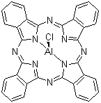 structure of CAS# 14154-42-8, Aluminum phthalocyanine chloride;Chloro(29H,31H-phthalocyaninato)aluminum