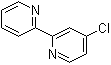 4-氯-2,2'-联吡啶分子结构 (CAS 14162-94-8)