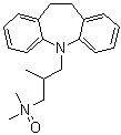 10,11-Dihydro-N,N,beta-trimethyl-5H-dibenz[b,f]azepine-5-propanamine N-oxide molecular structure (CAS 14171-70-1)
