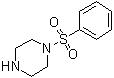结构式 CAS# 14172-55-5, 1-苯磺酰基哌嗪