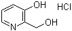 3-Hydroxy-2-pyridinemethanol hydrochloride molecular structure (CAS 14173-30-9)