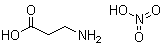 beta-丙氨酸硝酸盐分子结构 (CAS 1417575-38-2)