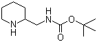structure of CAS# 141774-61-0, 2-(Boc-aminomethyl)-piperidine;tert-Butyl piperidin-2-ylmethylcarbamate