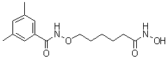 结构式 CAS# 1418033-25-6, N-[[6-(羟基氨基)-6-氧代己基]氧基]-3,5-二甲基-苯甲酰胺