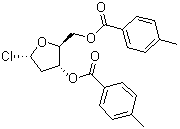 2-Deoxy-3,5-di-O-p-toluoyl-L-ribofuranosyl chloride molecular structure (CAS 141846-57-3)