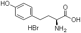 structure of CAS# 141899-12-9, L-Homotyrosine hydrobromide;(S)-alpha-Amino-4-hydroxybenzenebutanoic acid hydrobromide