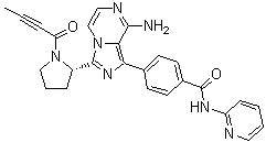 Acalabrutinib molecular structure (CAS 1420477-60-6)