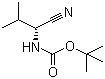 Boc-D-Valinenitrile molecular structure (CAS 142055-86-5)