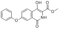 Methyl 1,4-dihydroxy-7-phenoxyisoquinoline-3-carboxylate molecular structure (CAS 1421312-32-4)
