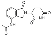 structure of CAS# 1421593-80-7, N-Acetyl Lenalidomide;N-[2-(2,6-dioxopiperidin-3-yl)-1-oxo-3H-isoindol-4-yl]acetamide