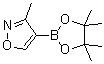 3-甲基异恶唑-4-硼酸频哪醇酯分子结构 (CAS 1421846-79-8)