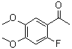 1-(2-Fluoro-4,5-dimethoxyphenyl)ethanone molecular structure (CAS 142265-69-8)
