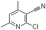 structure of CAS# 14237-71-9, 2-Chloro-3-cyano-4,6-dimethylpyridine;2-Chloro-4,6-dimethylnicotinonitrile
