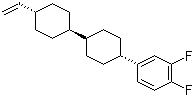 trans,trans-4-(3,4-Difluorophenyl)-4'-vinylbicyclohexyl molecular structure (CAS 142400-92-8)