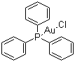 结构式 CAS# 14243-64-2, 三苯基膦氯金