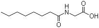 结构式 CAS# 14246-53-8, 辛酰甘氨酸