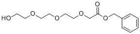 Benzyl 2-(2-(2-(2-hydroxyethoxy)ethoxy)ethoxy)acetate molecular structure (CAS 142504-42-5)