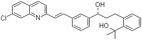 结构式 CAS# 142569-70-8, 2-(2-(3-(2-(7-氯-2-喹啉基)-乙烯基苯基)-3-羟基丙基)苯基)-2-丙醇