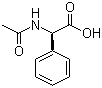 (2R)-[Acetylamino]-2-phenylacetic acid molecular structure (CAS 14257-84-2)