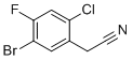 5-Bromo-2-chloro-4-fluorophenylacetonitrile molecular structure (CAS 1426290-08-5)