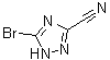 5-Bromo-1H-1,2,4-triazole-3-carbonitrile molecular structure (CAS 1427475-12-4)