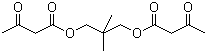Neopentylglycolycol bis acetoacetate molecular structure (CAS 14276-67-6)