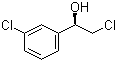 structure of CAS# 142763-10-8, (R)-1-(3-Chlorophenyl)-2-chloroethanol;(R)-2-Chloro-1chlorophenyl)ethanol
