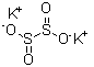 Potassium dithionite molecular structure (CAS 14293-73-3)