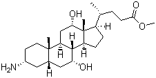 (3a,5b,7a,12a)-3-Amino-7,12-dihydroxycholan-24-oic acid methyl ester molecular structure (CAS 142975-31-3)