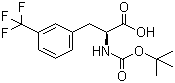 structure of CAS# 142995-31-1, Boc-3-(trifluoromethyl)-L-phenylalanine;Boc-L-3-Trifluoromethylphe; Boc-Phe(3-CF3)-OH; Boc-L-Phe(3-trifluoromethyl)-OH; tert-Butoxycarbonyl-L-3-trifluoromethylphenylalanine