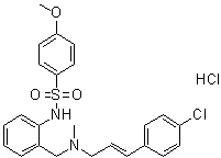 KN-92 hydrochloride molecular structure (CAS 1431698-47-3)