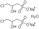 3-氯-2-羟基丙烷磺酸钠半水合物分子结构 (CAS 143218-48-8)