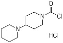 1-Chlorocarbonyl-4-piperidinopiperidine hydrochloride molecular structure (CAS 143254-82-4)